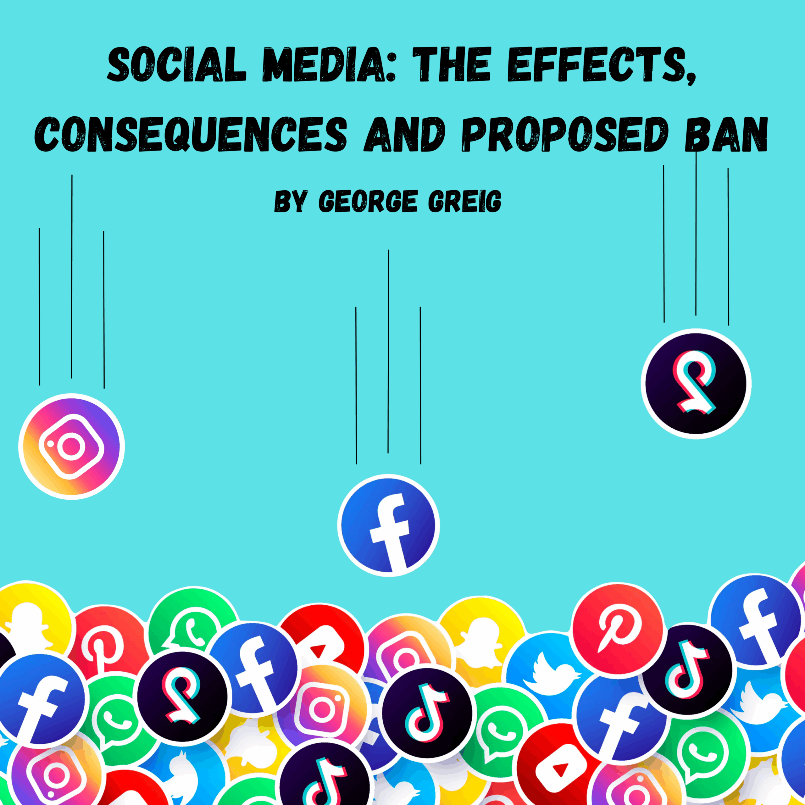 Podcast cover image for a piece of investigative journalism on the subject of Social Media